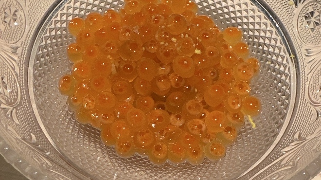 片岡篤司 - 料理写真:筋子　海苔酢飯