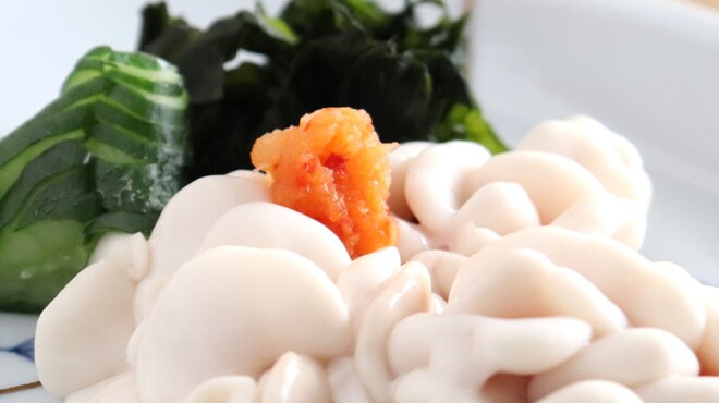 割烹峰屋 - 料理写真:【タラの白子ポン酢】は鮮度抜群です！