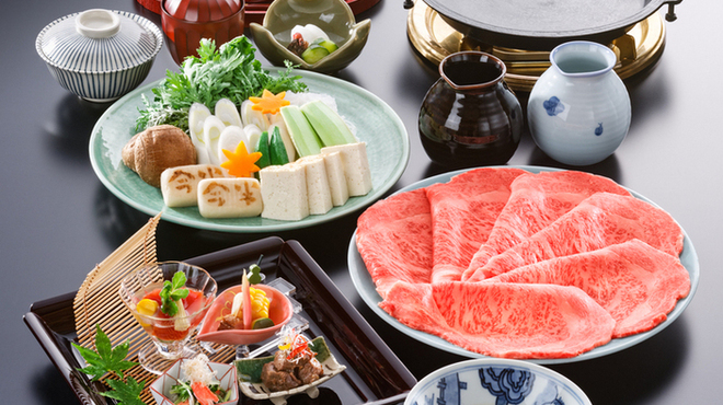 人形町 今半 東京ガーデンテラス紀尾井町店 - 料理写真:団コース【上】