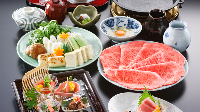 人形町 今半 東京ガーデンテラス紀尾井町店 - 料理写真:楽コース【上】