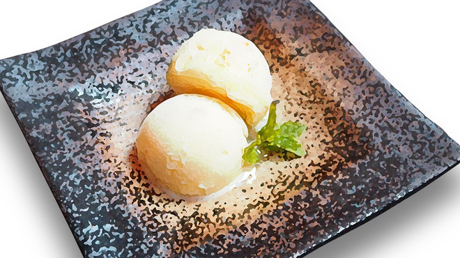 炭串 まんてん - 料理写真:シャーベット