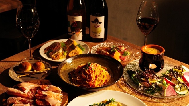 オステリアラリベラ - 料理写真:人気の飲み放題付きコース