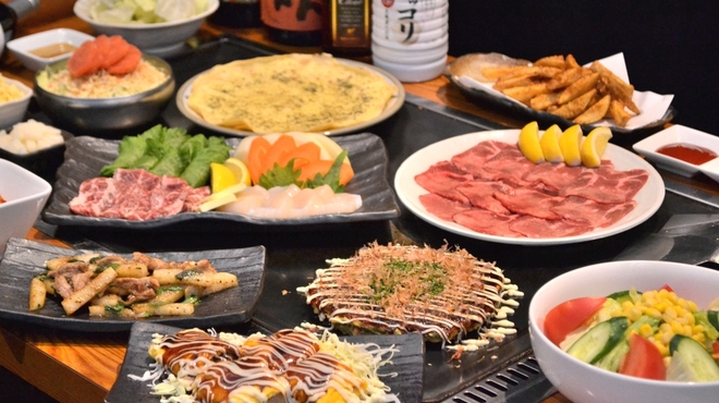 加屋ながれ木 - 料理写真:贅沢鉄板焼きコース♪忘年会にオススメです♪