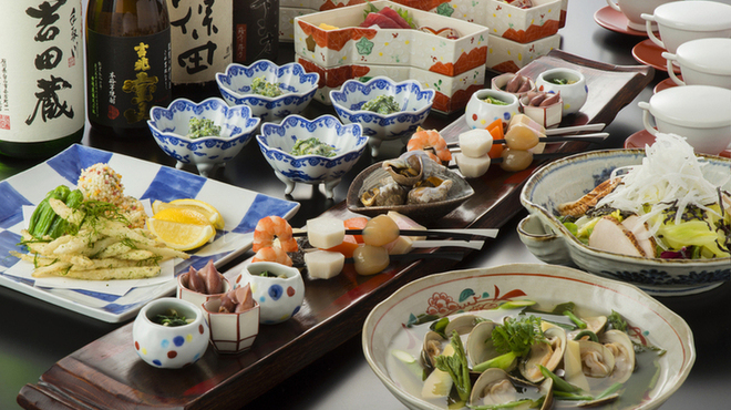 門 - 料理写真:季節の宴会コース（春の一例）