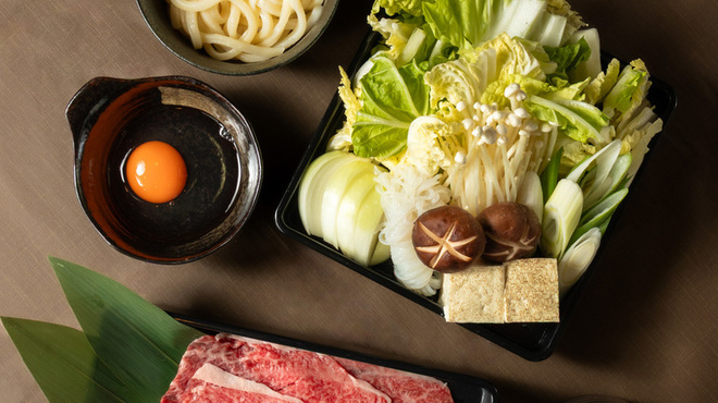 夜汽車 - 料理写真:すき焼き