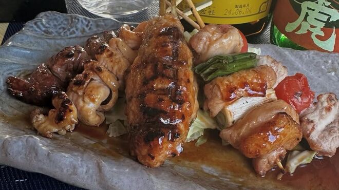焼鳥 ゆきどり - 料理写真:串焼き盛り合わせ5種