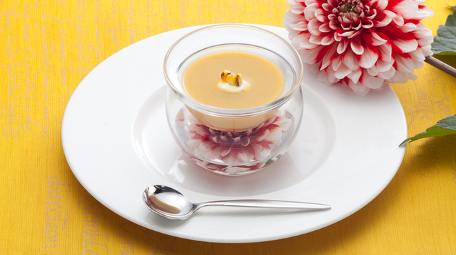 エシェル ドゥ アンジェ - 料理写真:季節のポタージュ（例）