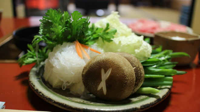 金谷 本店 - 料理写真:すき焼きの野菜☆