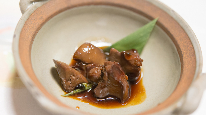 名古屋コーチン・旬菜 一鳳 - 料理写真:名古屋コーチンの肝煮【2014年10月】