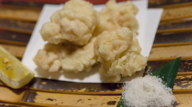 名古屋コーチン・旬菜 一鳳 - 料理写真:白子天ぷら【2014年10月】
