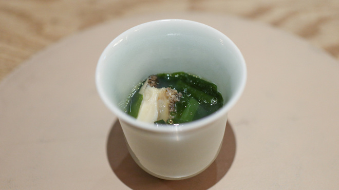 Itsuki - 料理写真:２０２６年１月再訪：北海道 蝦夷鮑　師崎 若芽☆