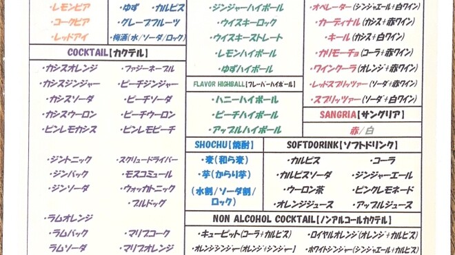 goodspoon - ドリンク写真:コースプレミアム飲み放題