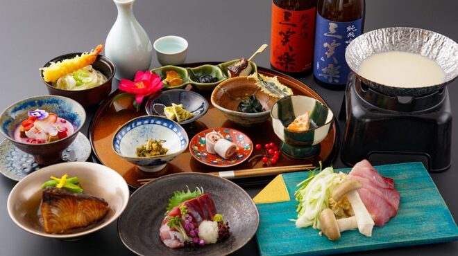 ジョウハナーレ - 料理写真:里山会席　月の兎「月の兎会席」一例