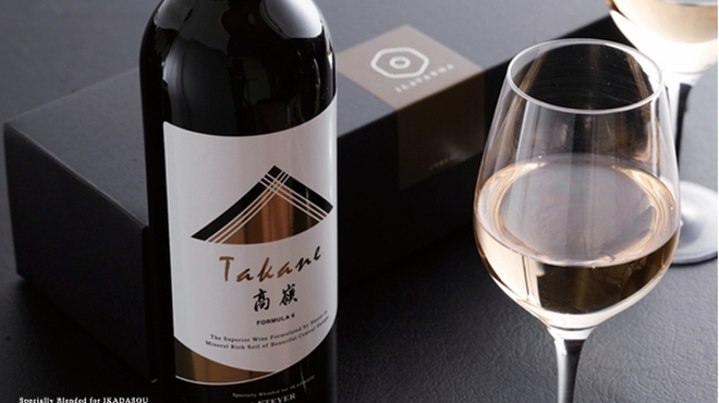 いかだ荘 山上 - ドリンク写真:いかだ荘オリジナル スロベニア産ワイン『Takane/高嶺』