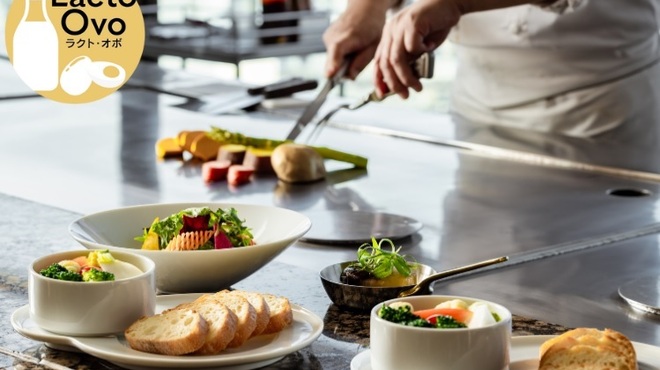 ステーキハウス神石 - 料理写真:鉄板焼きベジタリアンコース Teppanyaki Vegetarian Menu※写真はイメージですThe picture is on image.