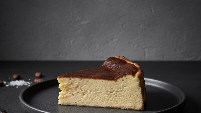 tone. - 料理写真:バスクチーズケーキ