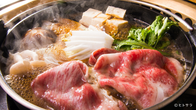 アンの家 - 料理写真:お肉の旨味が際立つ『すきやきスペシャル　2人前』