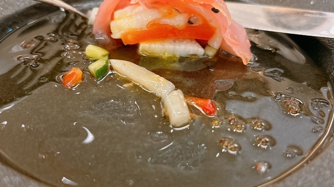 キハチ 名古屋JRセントラルタワーズ店 - 料理写真:長芋も入ってた！