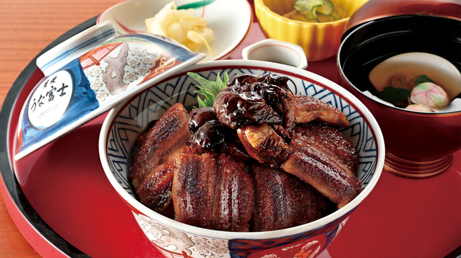 炭焼 うな富士 - 料理写真:肝入り上うなぎ丼