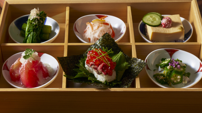 しゃぶしゃぶ 山笑ふ - 料理写真:懐石6種ボックス