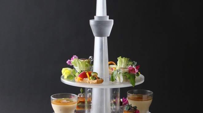 天空LOUNGE TOP of TREE - 料理写真:アミューズタワー