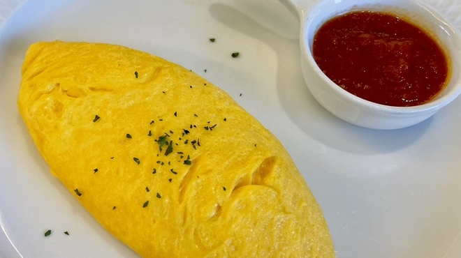 ファインダイニング - 料理写真:2日目モーニングディッシュのプレーンオムレツ