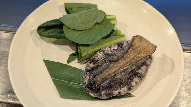 鉄板焼 さざんか - 料理写真:♪活け鮑♪