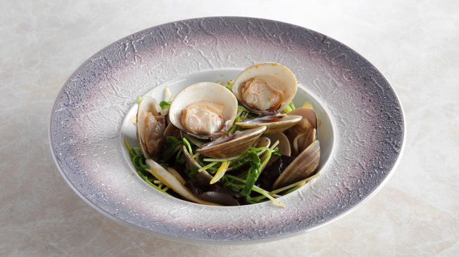 中国料理 四川 - 料理写真:202603蛤と豆苗