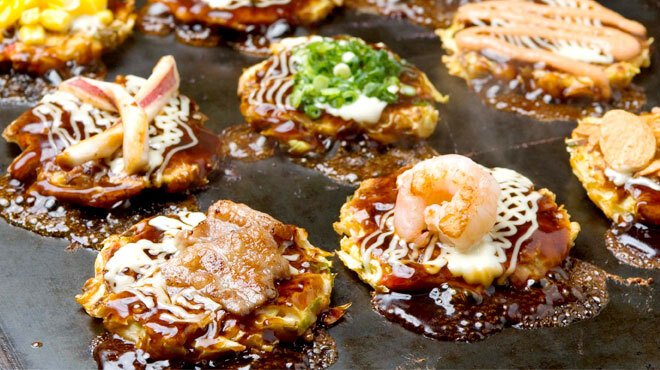 Okonomiyaki Teppanyaki Bonkuraya Dotonbori Ten