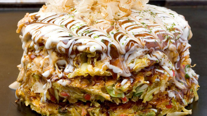 Okonomiyaki Teppanyaki Bonkuraya Dotonbori Ten