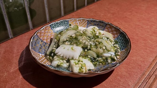 帝國 - 料理写真:イカと生海苔出汁塩炒め