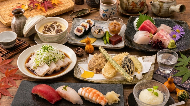 寿司と天ぷらとわたくし - 料理写真: