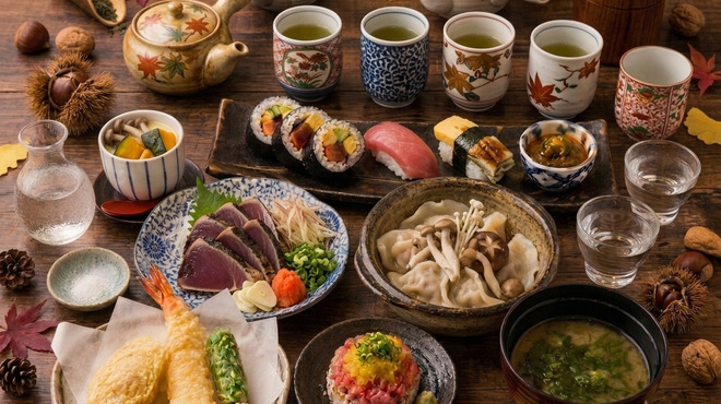 寿司と天ぷらとわたくし - 料理写真: