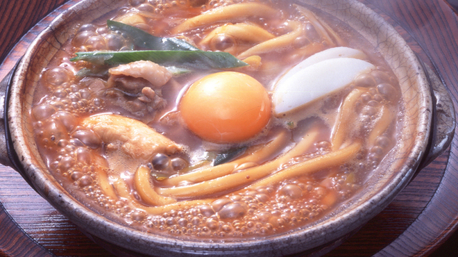 EXPASA御在所（下り線）「山本屋本店」 - 料理写真:名古屋コーチン入り味噌煮込うどん