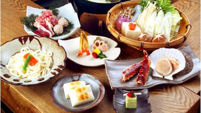 九つ井 - 料理写真:うどんすきコース