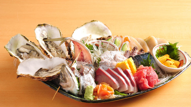 Yokohama Ika Senta - 料理写真:今朝獲れ地魚刺盛り