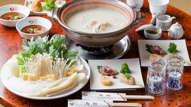 本家鳥初 - 料理写真:水だきコース。