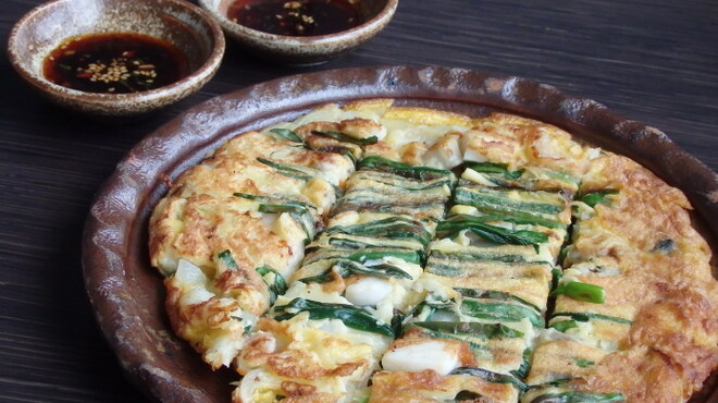 飛騨牛焼肉・韓国料理 丸明 - 料理写真:海鮮ネギチヂミ