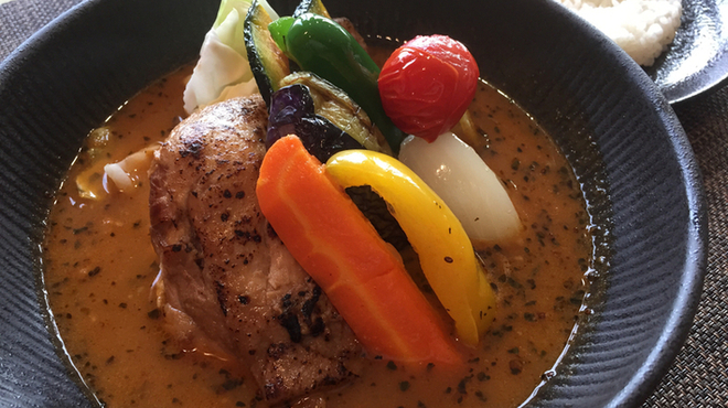 スープカレー lavi  - 料理写真:ハニージンジャーチキンto野菜カレー