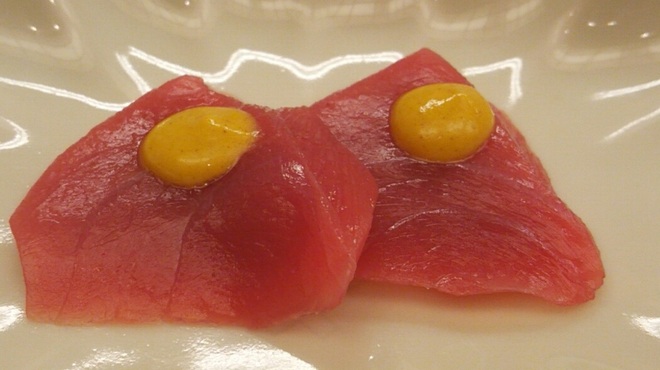 露庵 菊乃井 - 料理写真:キメジ　黄身醤油