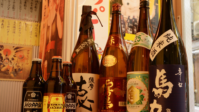 馬力 - ドリンク写真:『ホッピー』から『オリジナル日本酒』、プレミアム焼酎まで
