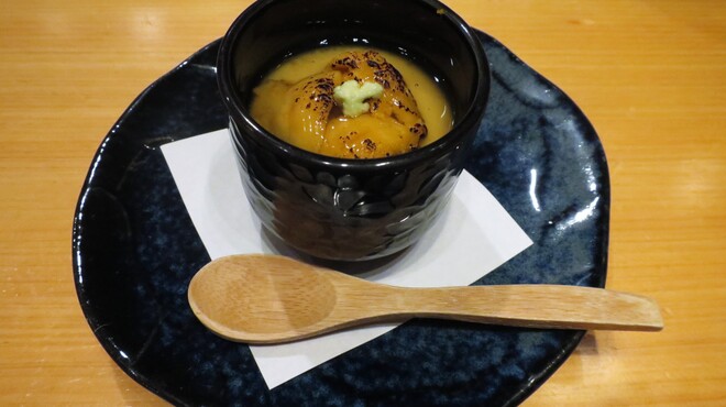 尾崎幸隆 - 料理写真:雲丹の茶碗蒸し