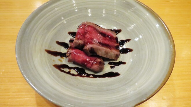 尾崎幸隆 - 料理写真:尾崎牛内腿のたたき