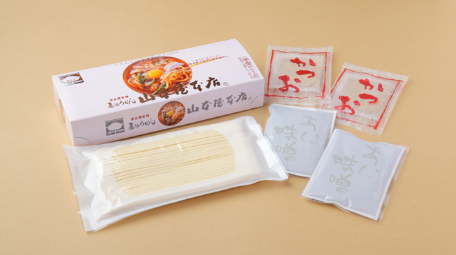 EXPASA御在所（下り線）「山本屋本店」 - 料理写真:お土産にどうぞ。半生めん味噌煮込うどん（2人前入/￥972　常温保存・賞味期限；製造日を含む90日）