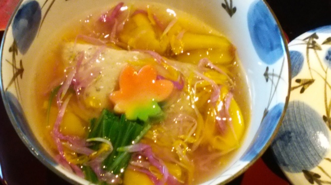 粋香 - 料理写真:のど黒  菊花餡