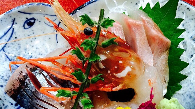 懐石 古都 - 料理写真:、ボタン海老、秋刀魚