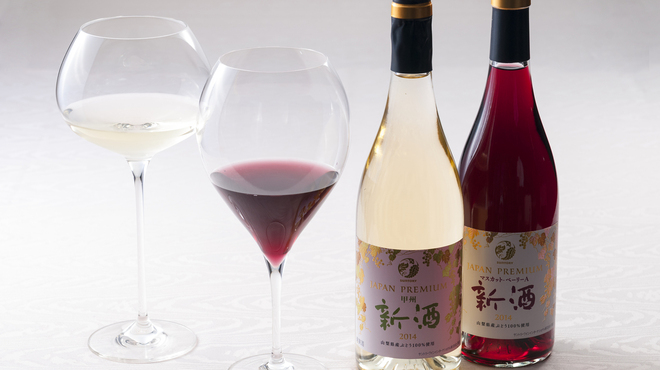 Hikariya Higashi - ドリンク写真:地元信州産ワインもお楽しみに頂けます