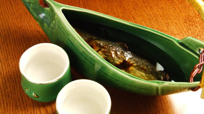 北陸料理 新越 - ドリンク写真:岩魚骨酒