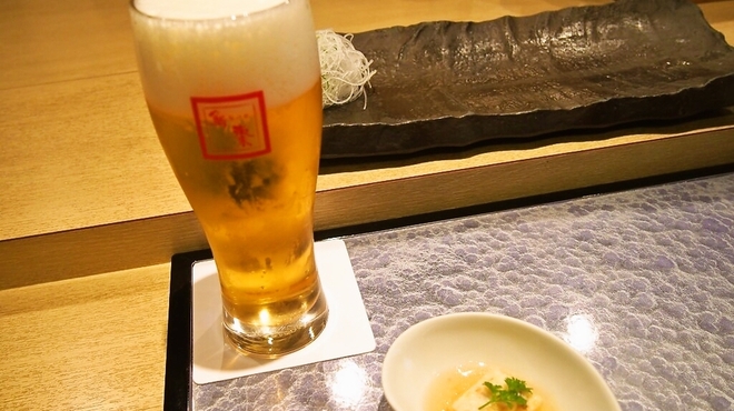 鮨棗 本店 - 料理写真:生ビール