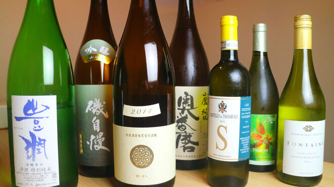 天ぷら うらかみ - ドリンク写真:日本酒・ワインも豊富